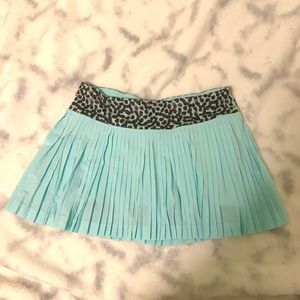 Light Blue Lululemon Pleat to Street Skirt